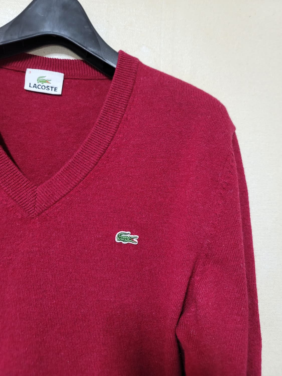 라코스테 브이넥 니트 상품이미지3