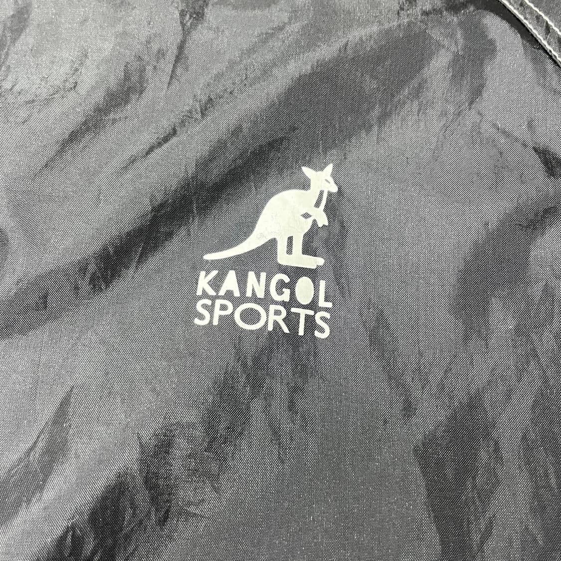 캉골 KANGOL 블랙 레인코트 윈드브레이커 여성 M~L 상품이미지3