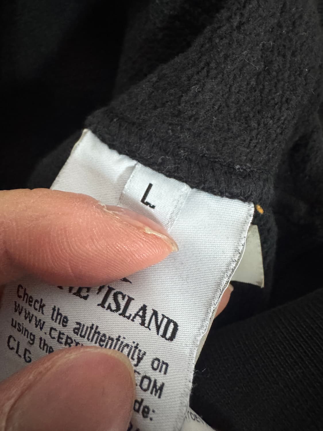 정품인증!! 스톤아일랜드 x 슈프림 17fw 기모 후드티 L 상품이미지7