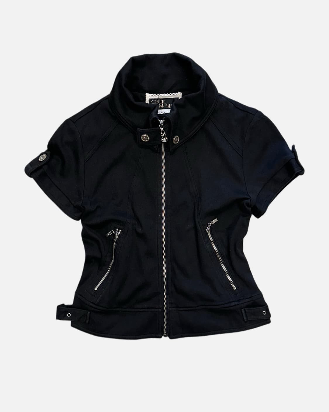 CECIL MCBEE crop sweat jacket 상품이미지2