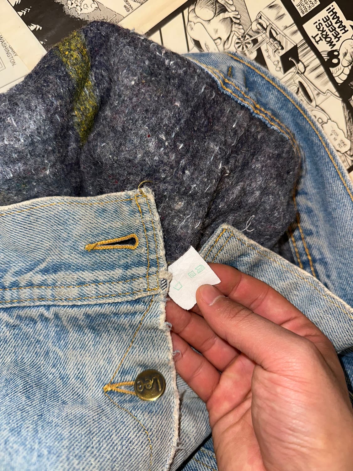 80’s Lee Storm Rider Denim Jacket 상품이미지10