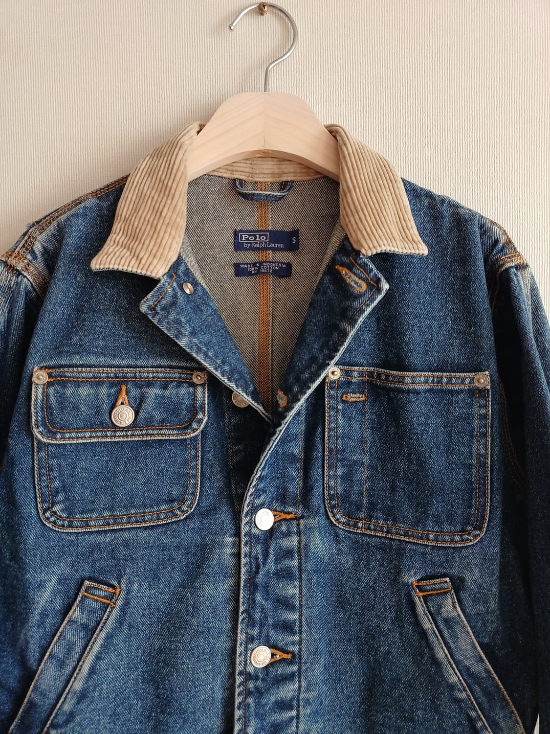 폴로 랄프로렌 여성 던가리 데님자켓 polo 크롭 청자켓 상품이미지4