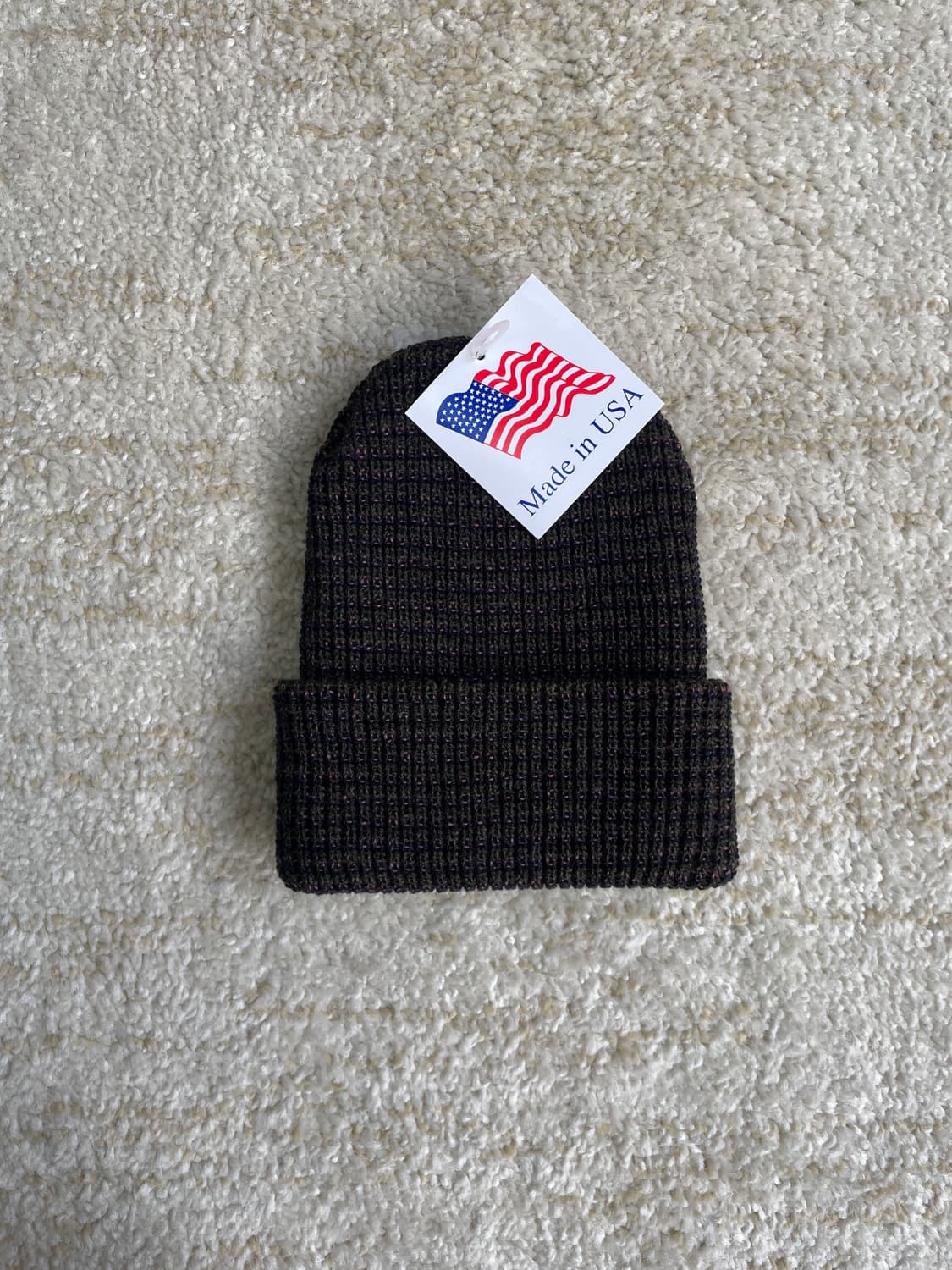 MADE U.S.A 니트 트위드 믹스 비니 모자 울 상품이미지8