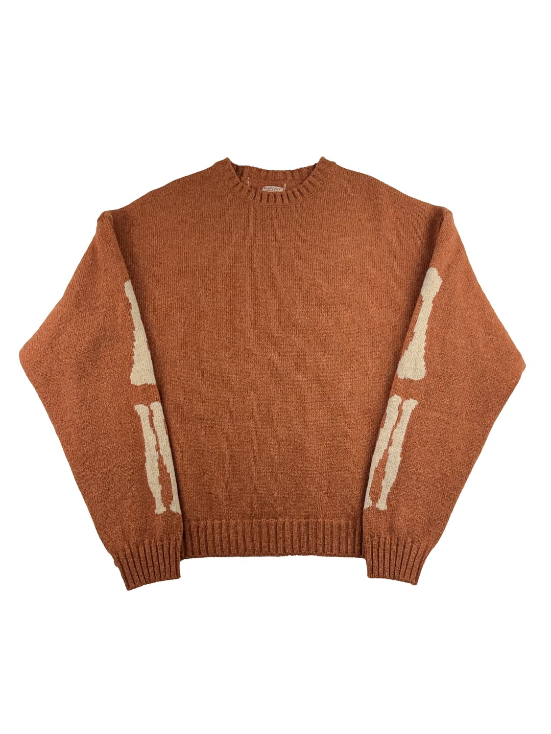 캐피탈 5G 울 본 크루넥 스웨터 오렌지 상품이미지2