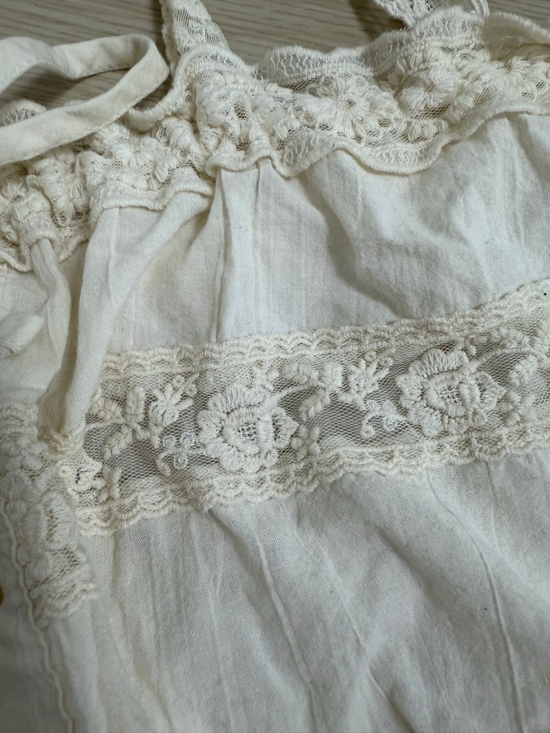 모리걸 아이보리 슬리브리스 상품이미지5