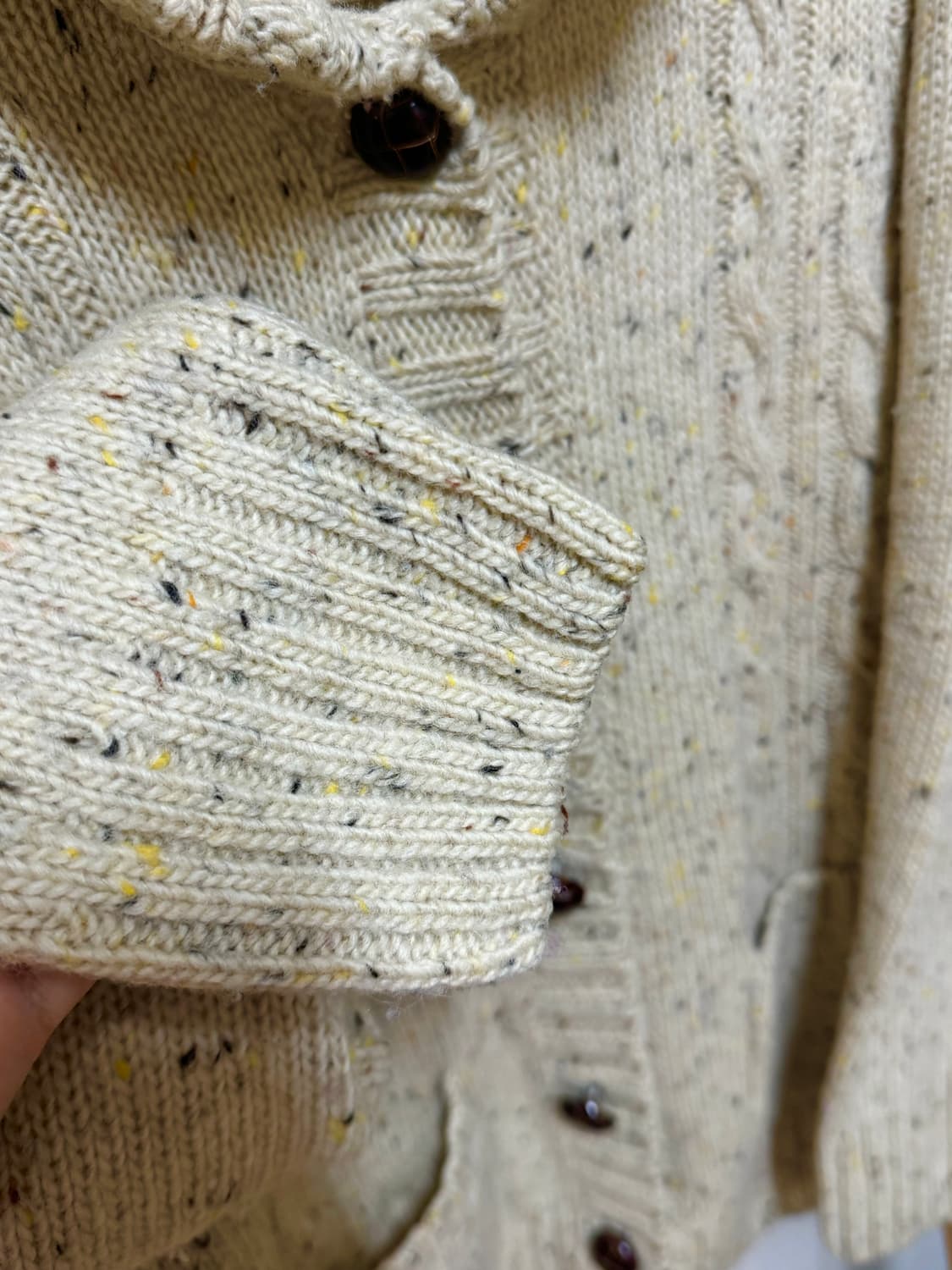 메론빵단추 카라넥가디건 상품이미지4