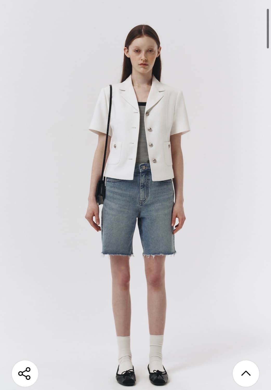 던스트 RAW EDGE DENIM SHORTS LIGHT Blue 상품이미지2