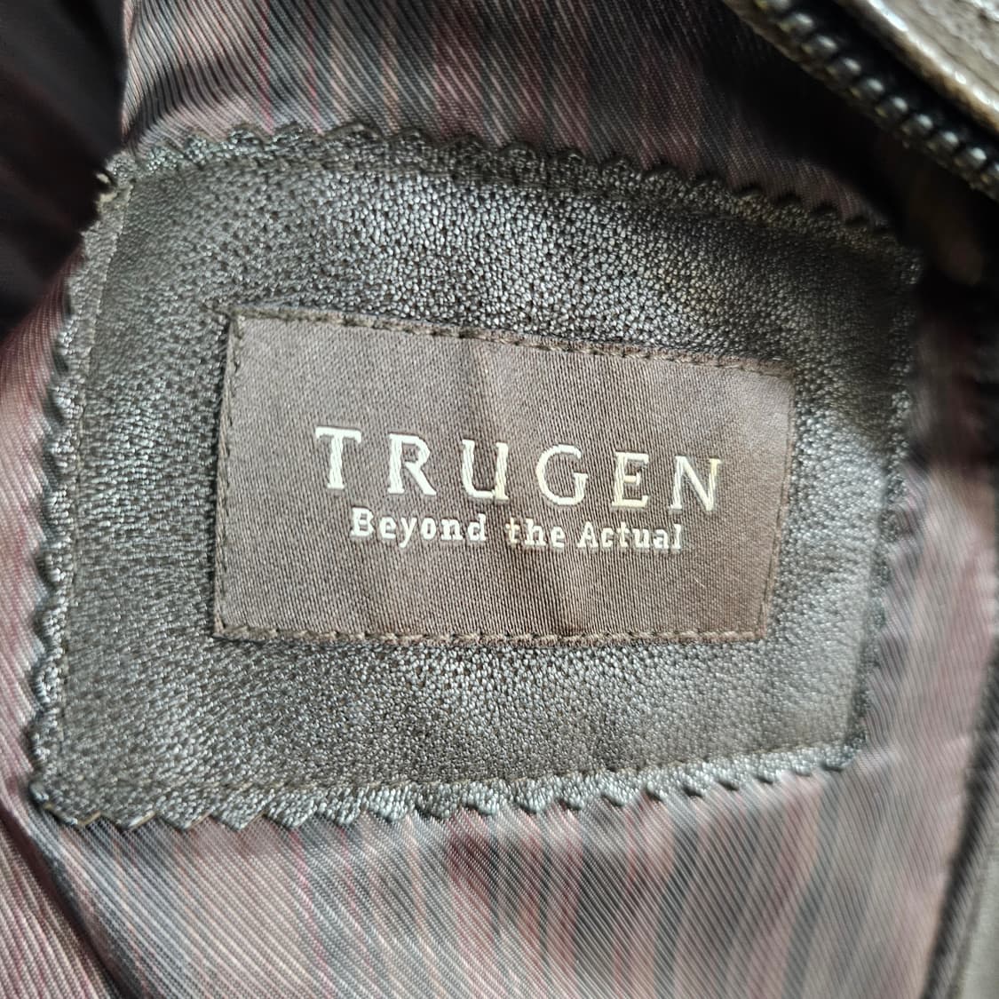 TRUGEN 양가죽 자켓 L 상품이미지5