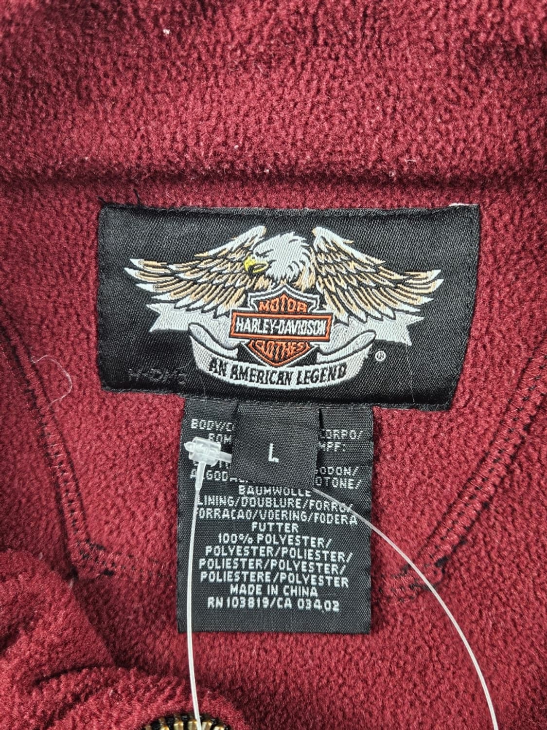 할리데이비슨 쿼터짚 플리스 아노락 스웻 ( L ) / 11322 상품이미지9