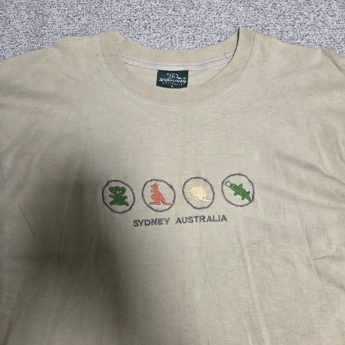 90s 호주산 빈티지 반팔 티셔츠 M-슬림L(95-100) 상품이미지2