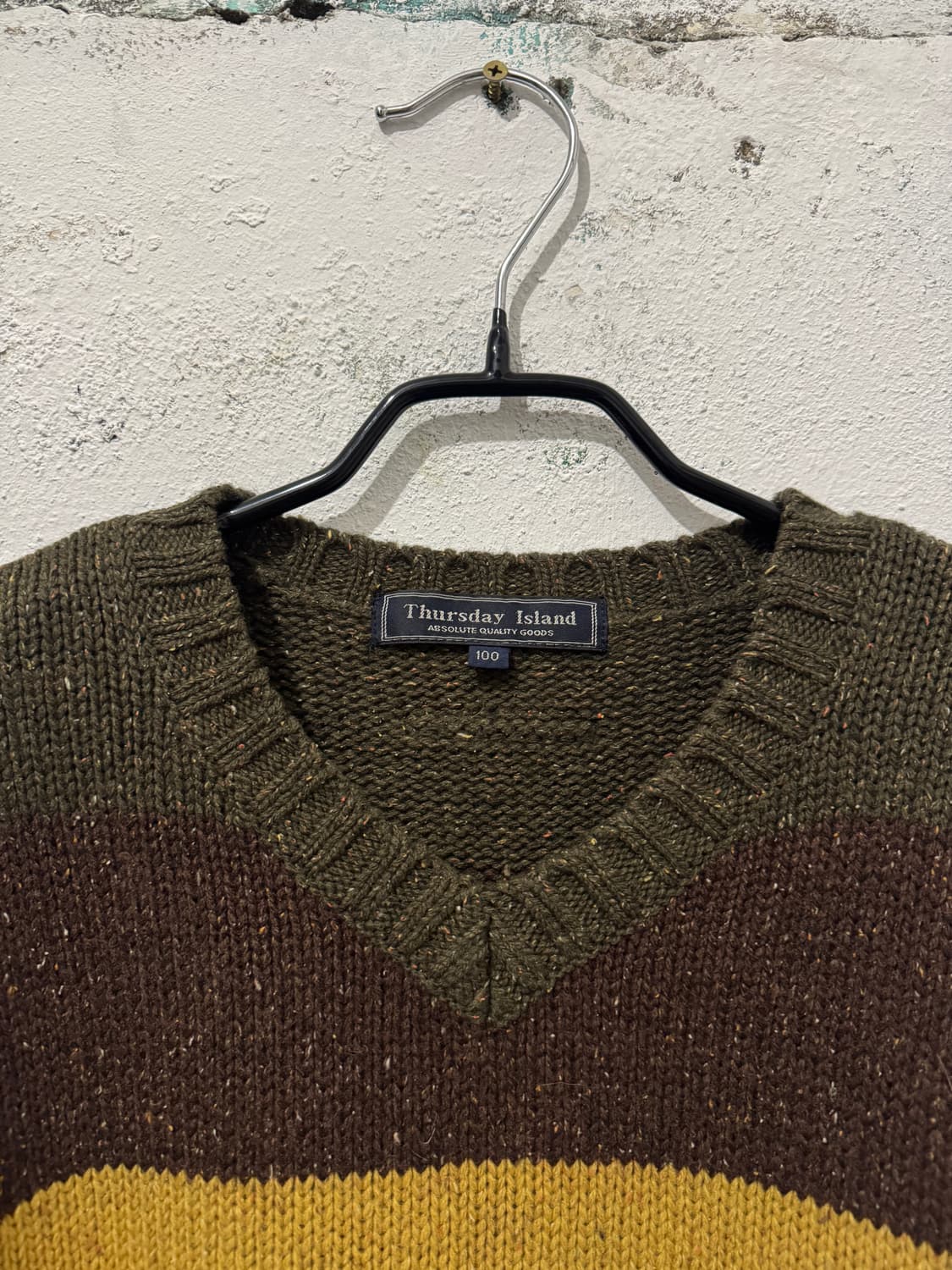 Thursday island 배색 니트(100) 상품이미지2