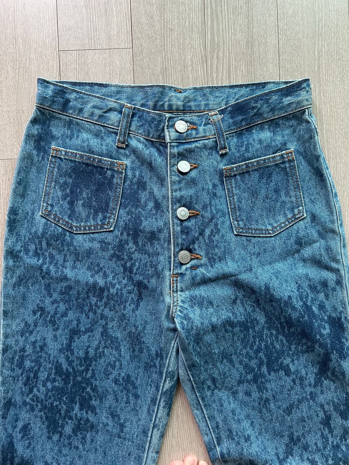 wrangler 일제 버튼플라이 부츠컷 데님 상품이미지3