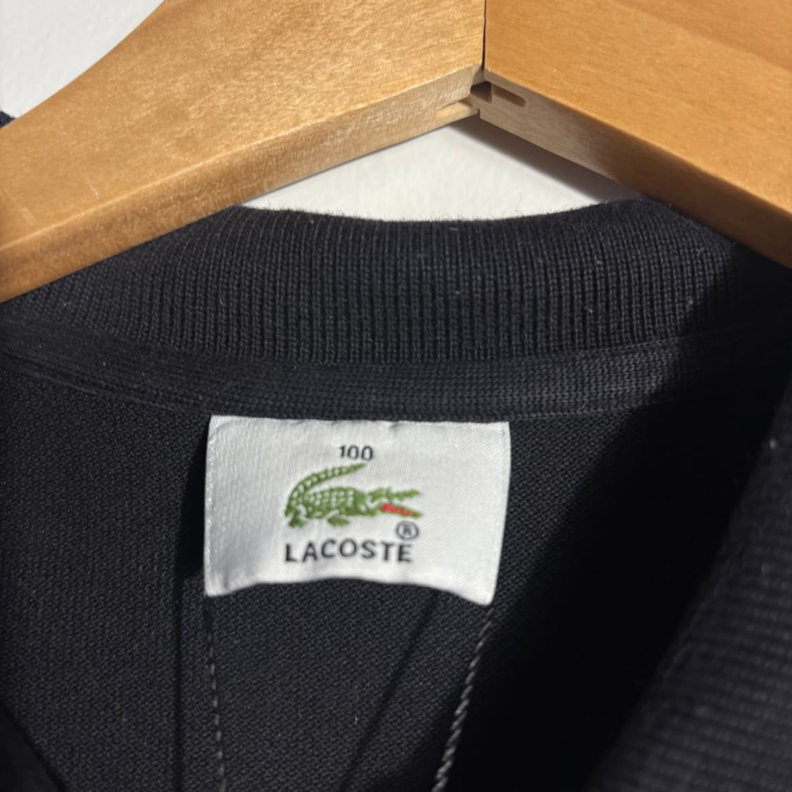 라코스테 블랙 긴팔 카라티 (무료배송) 상품이미지3