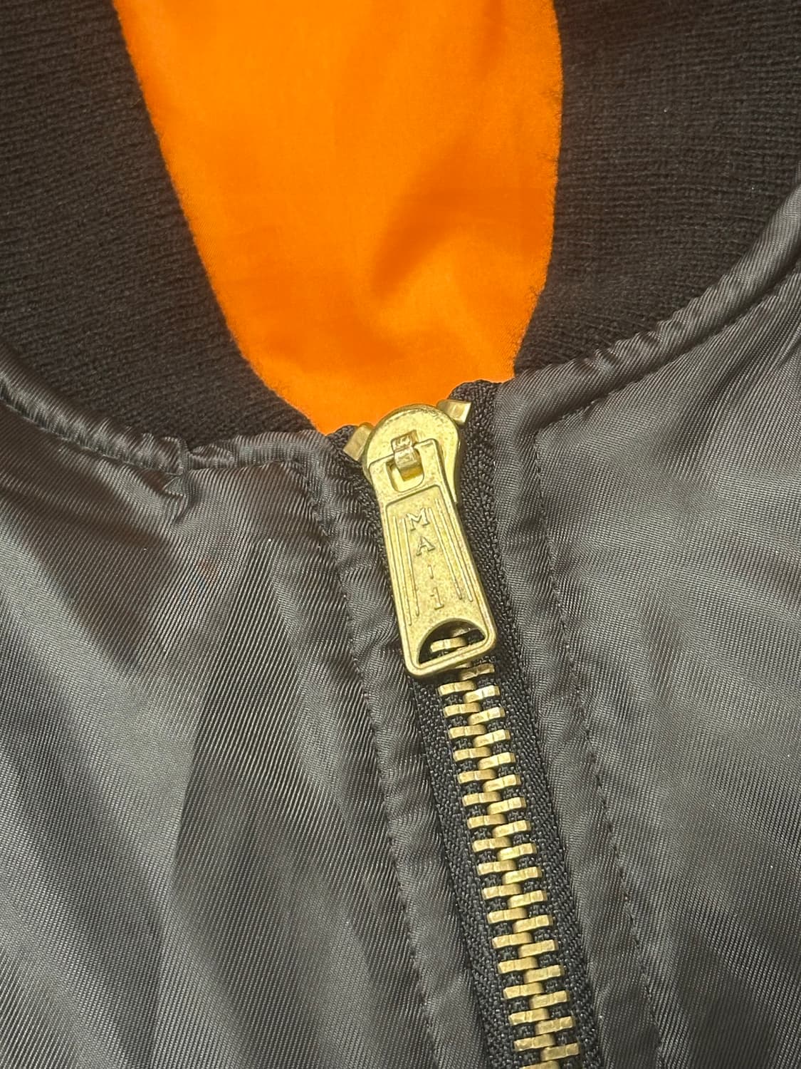 로스코 MA-1 블랙 S~M 사이즈 상품이미지5