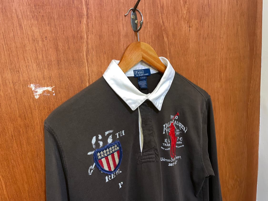 (XL) POLO 폴로 랄프로렌 카라 럭비티 빅포니 상품이미지2