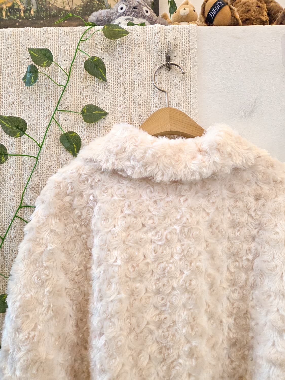 보송 에코퍼 케이프 아우터 상품이미지5