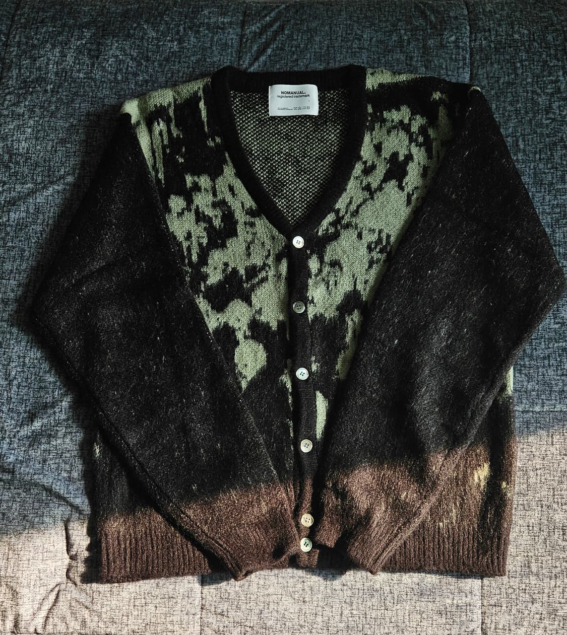 노매뉴얼 가디건PPS HAIRY CARDIGAN - KHAKI 상품이미지2