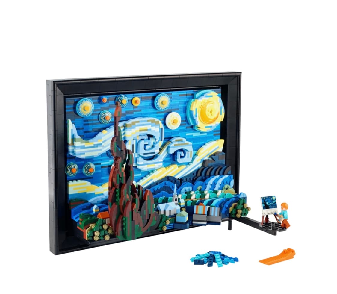 (새상품)lego 반고흐 별이 빛나는 밤 상품이미지2