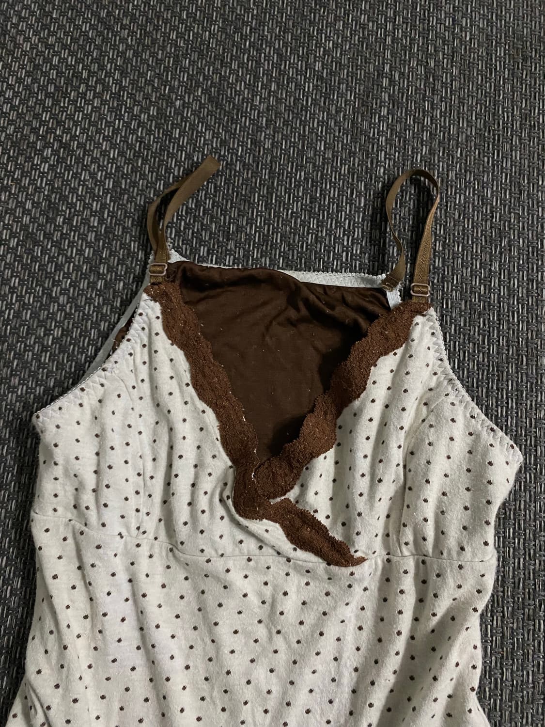 Dot Pattern Mori Girl Mood Lace Sleevele 상품이미지4
