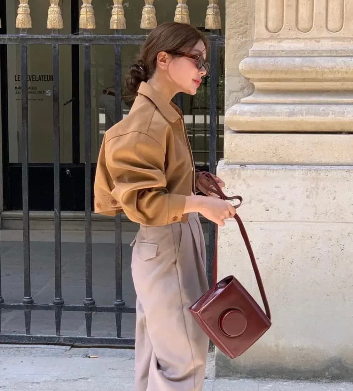 위드아웃썸머 런던플랏 스웨이드 크롭 자켓 상품이미지1