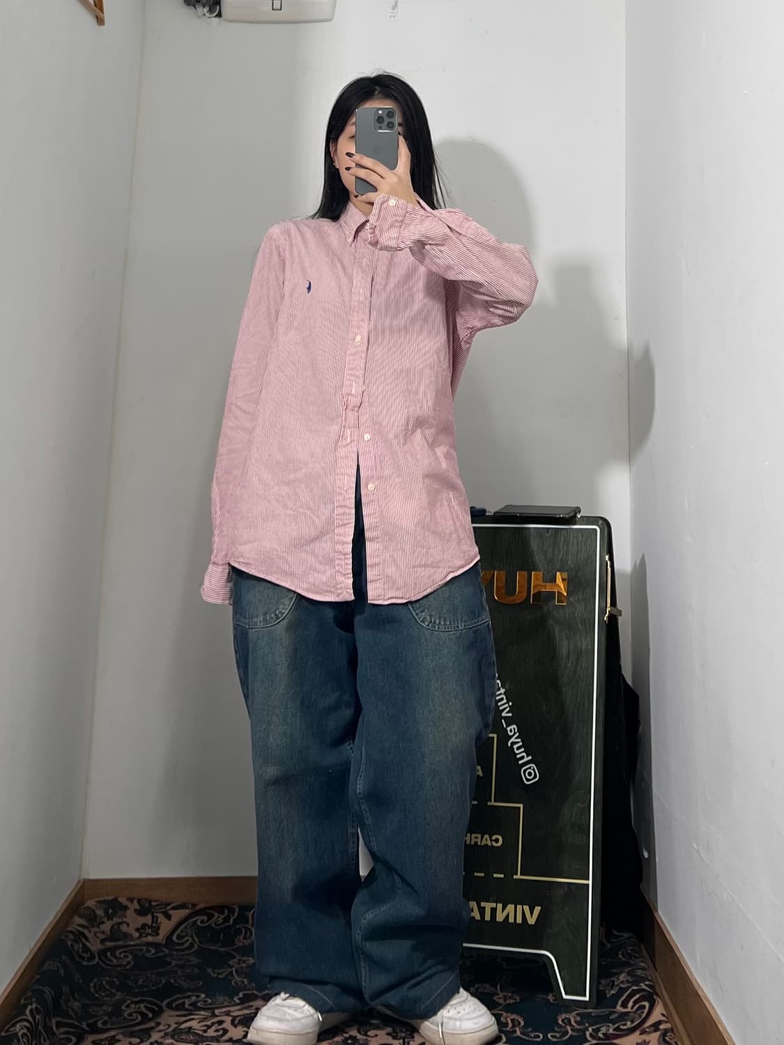 폴로 신형 클래식핏 셔츠 S 상품이미지4