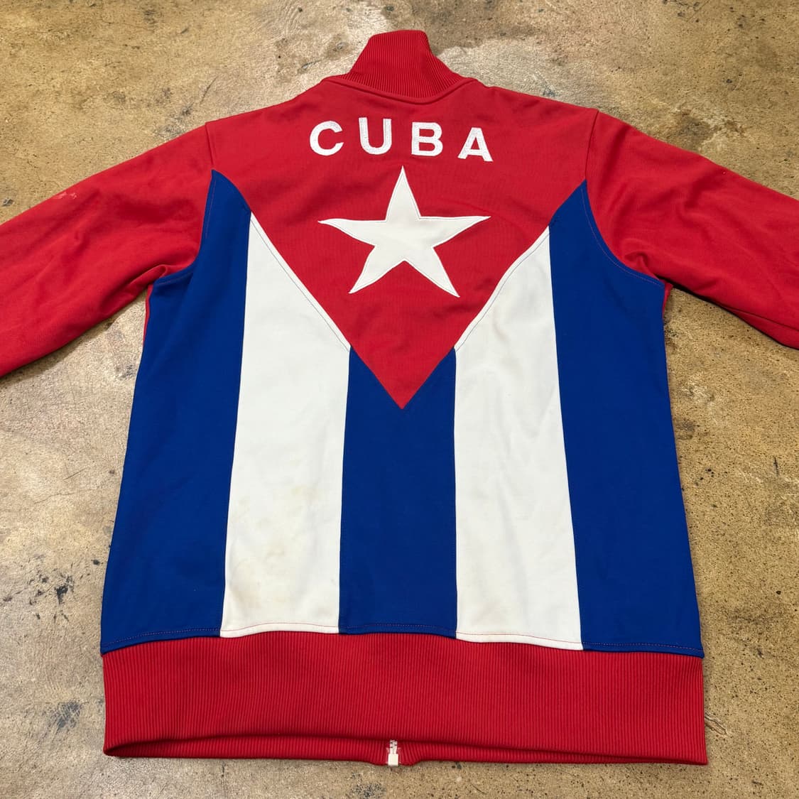 [정품/95] 아디다스 쿠바 트랙탑 레드 져지 b19 상품이미지3