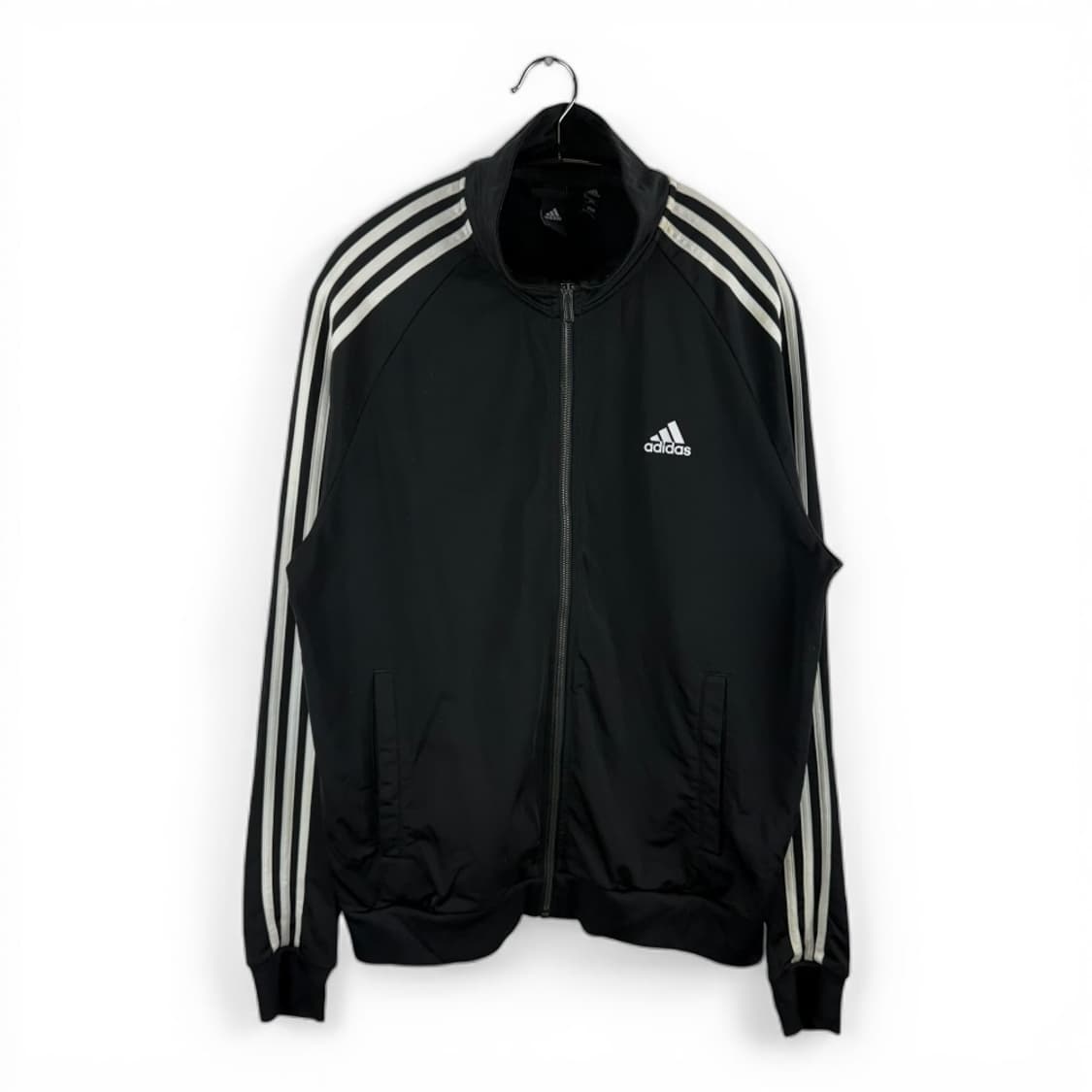 (무료배송)2XL) 아디다스 삼선 트랙탑 져지 블랙 상품이미지1