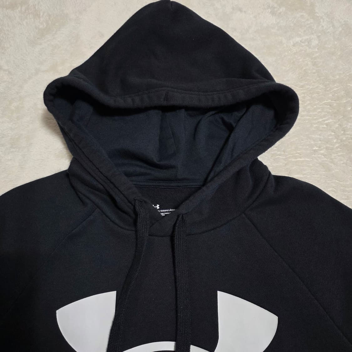 (M)언더아머 후드티 블랙 상품이미지2