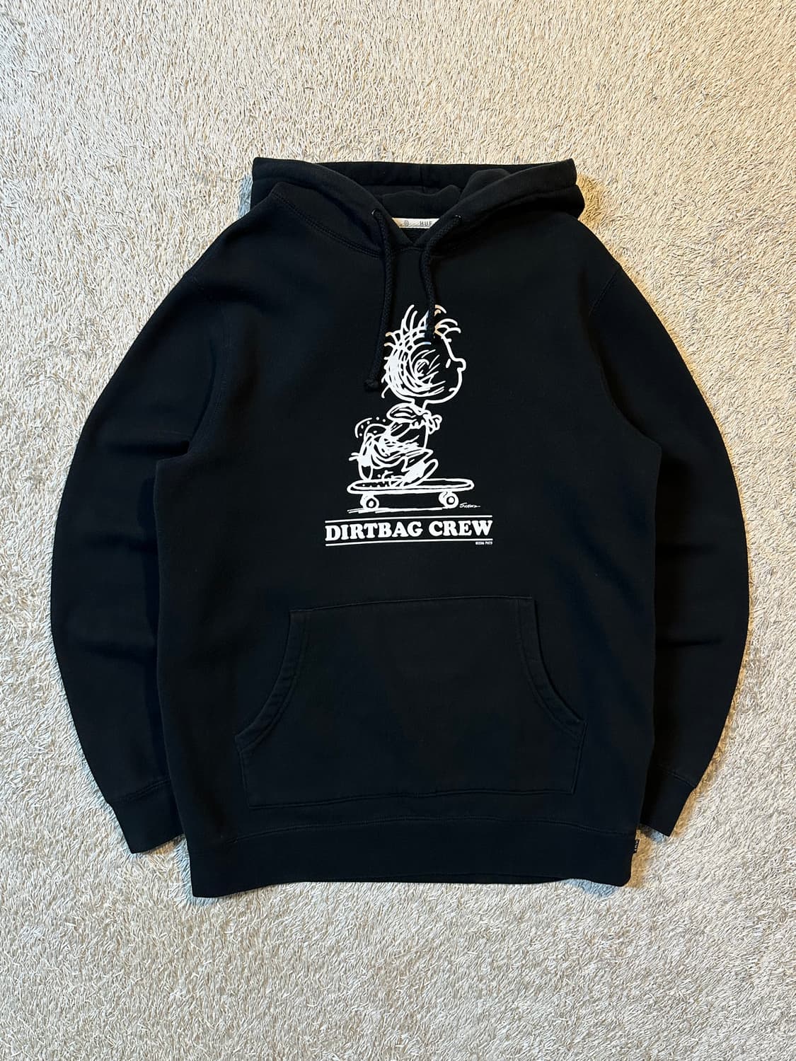 허프 HUF X PIGPEN 피너츠 후드티 블랙 상품이미지1