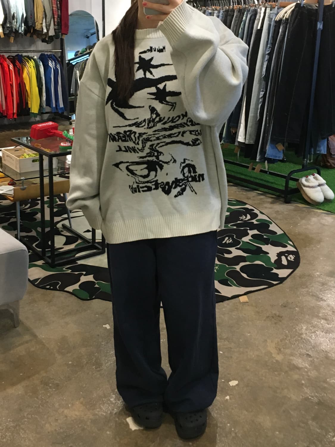 나이스고스트클럽 니트 상품이미지6