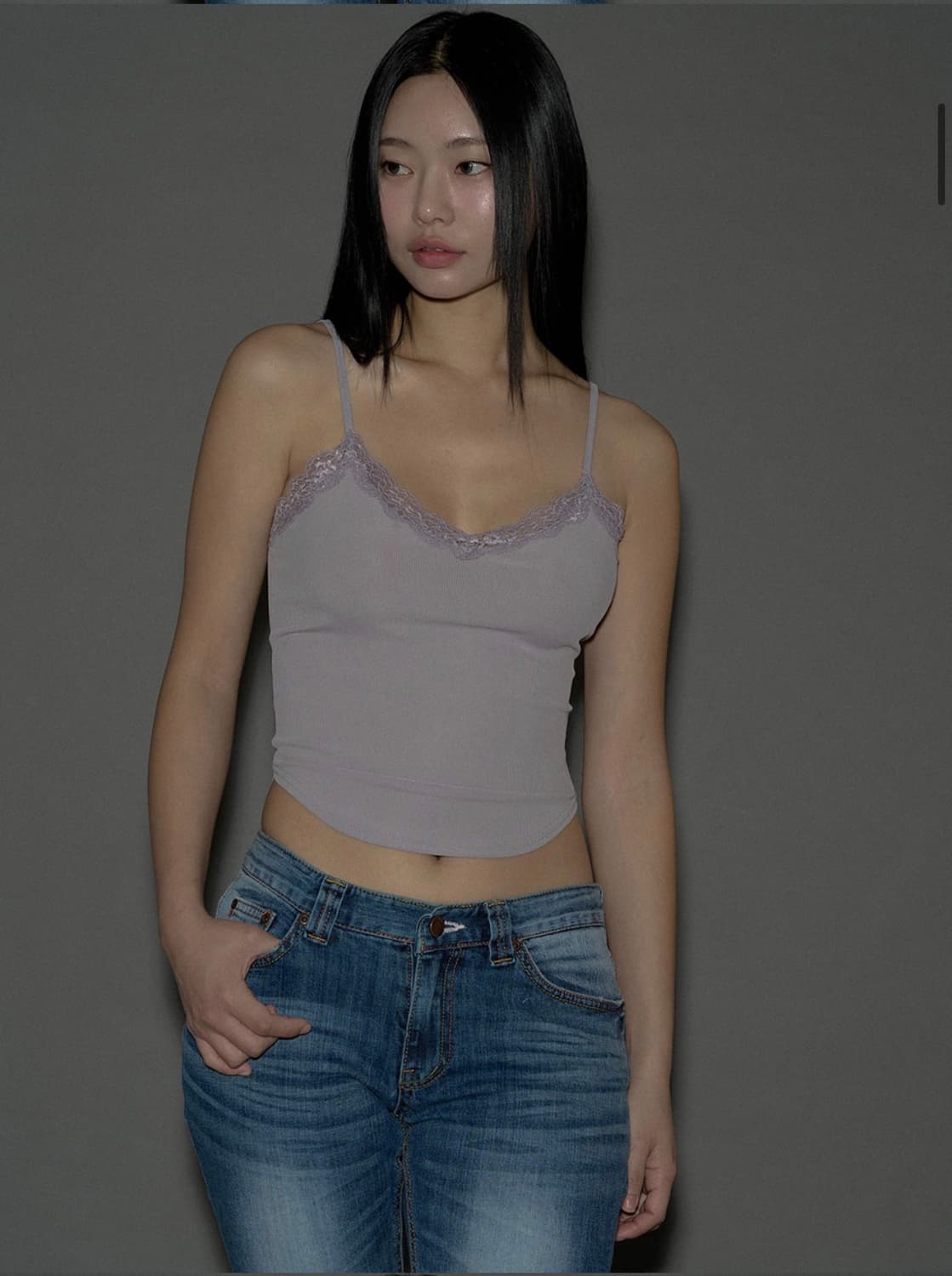 Flora lace top (Vintage Grey) 상품이미지2
