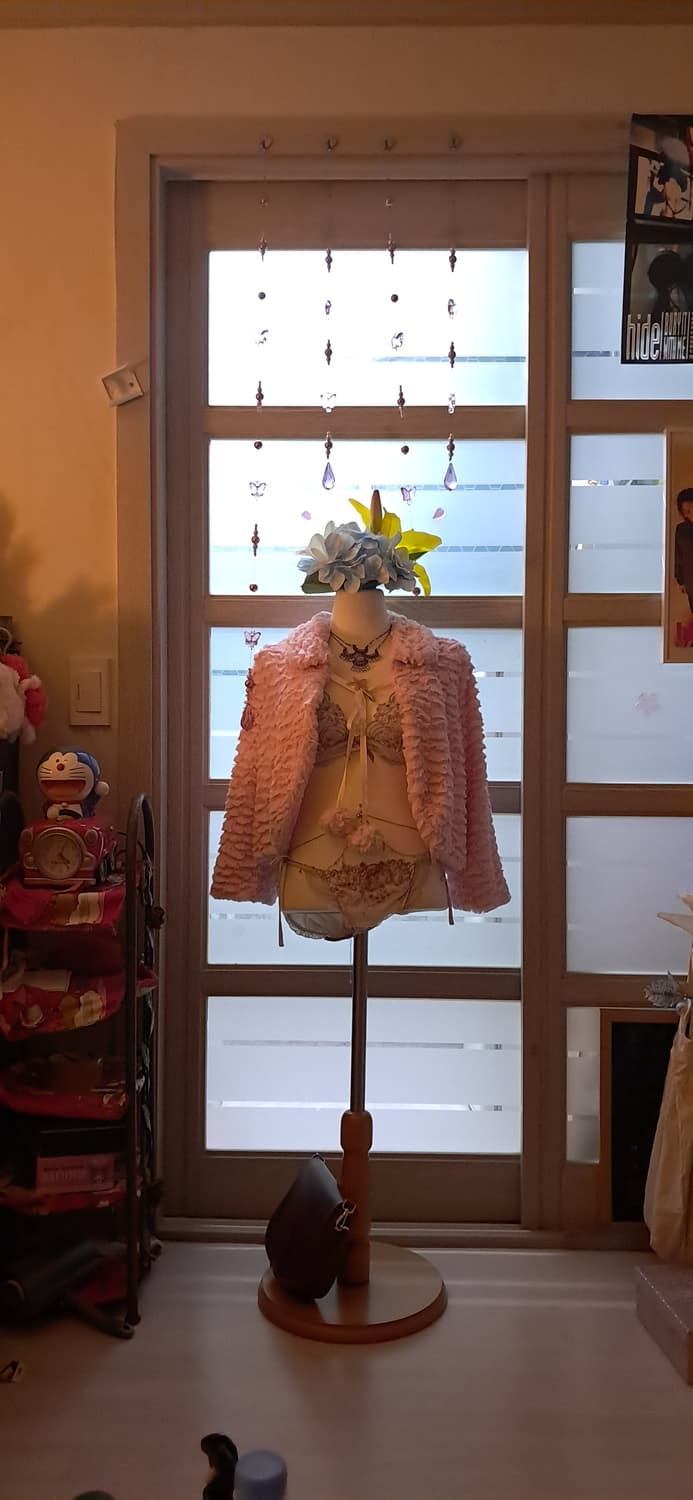 히메갸루 양산형 하이틴 트랄랄라 퍼 판초 상품이미지2