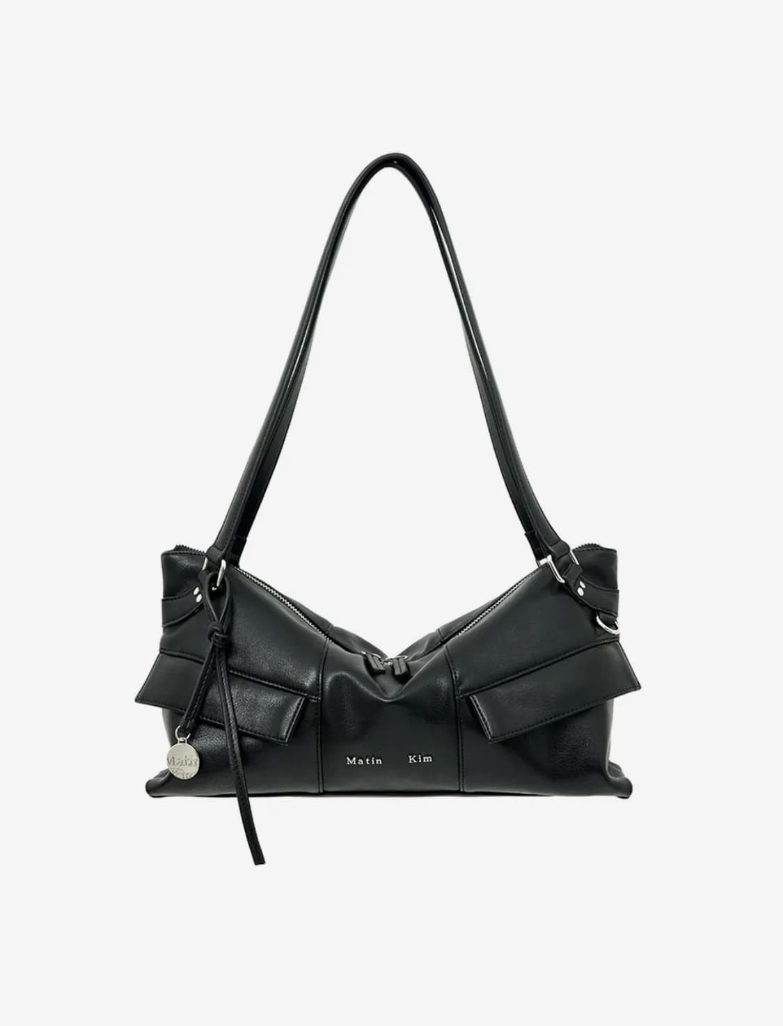 마뗑킴  WIDE NEMO SHOULDER BAG IN BLACK 상품이미지1