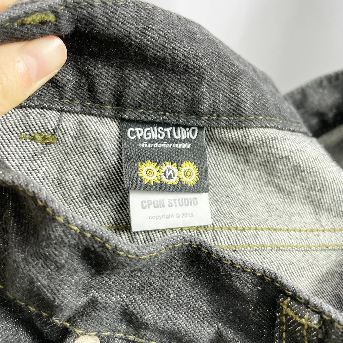 A2 CPGN STUDIO(꼼파뇨) 와이드 블랙진 31-32사이즈 상품이미지4