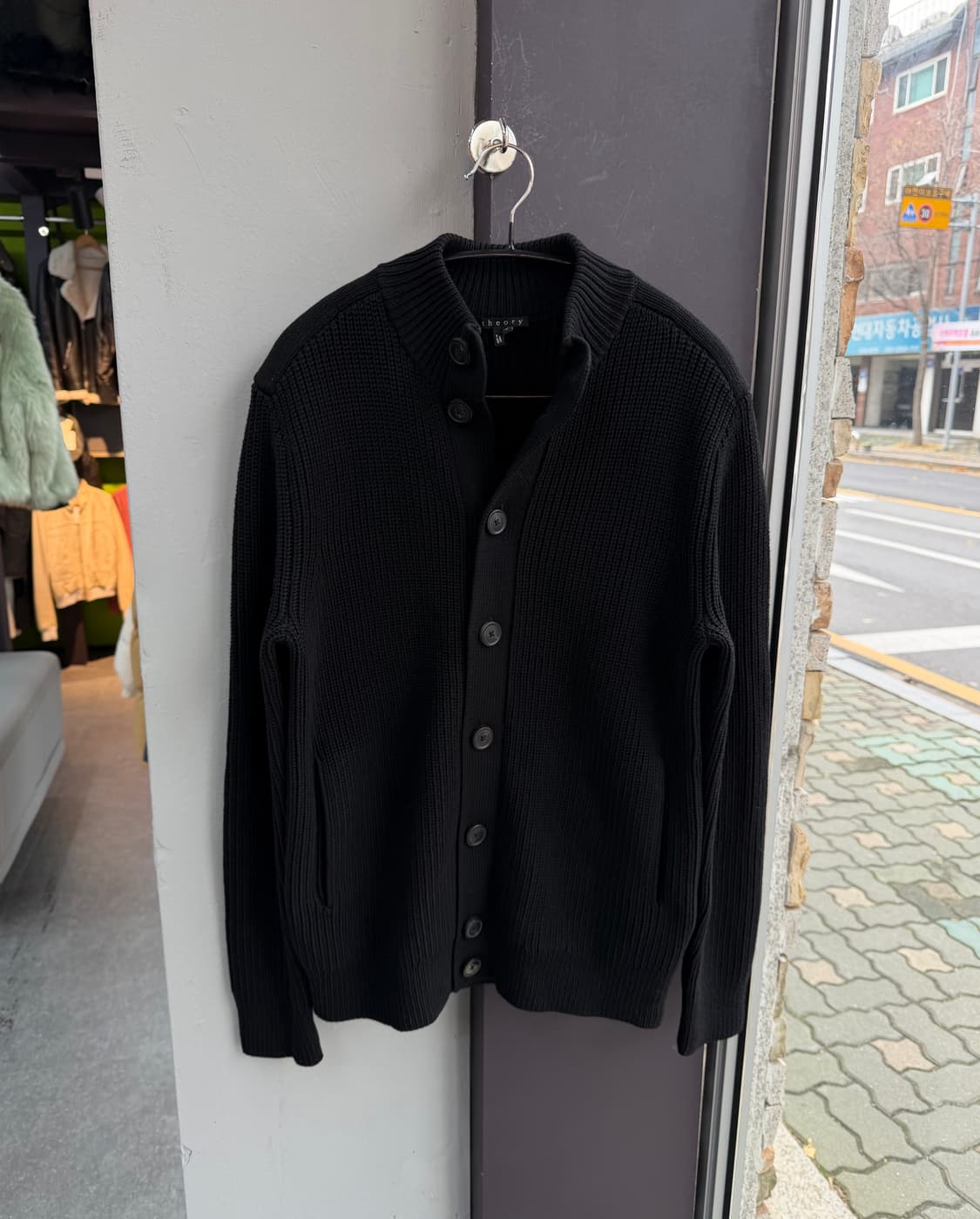 S/ 띠어리 피셔맨 골지 니트 가디건 상품이미지2