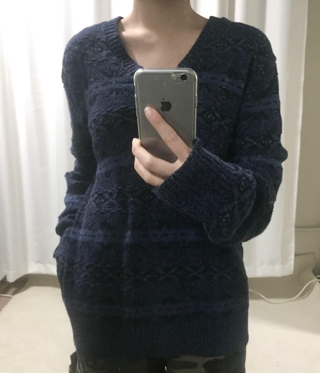 폴로 랄프로렌 네이비 블루 니트 상품이미지1