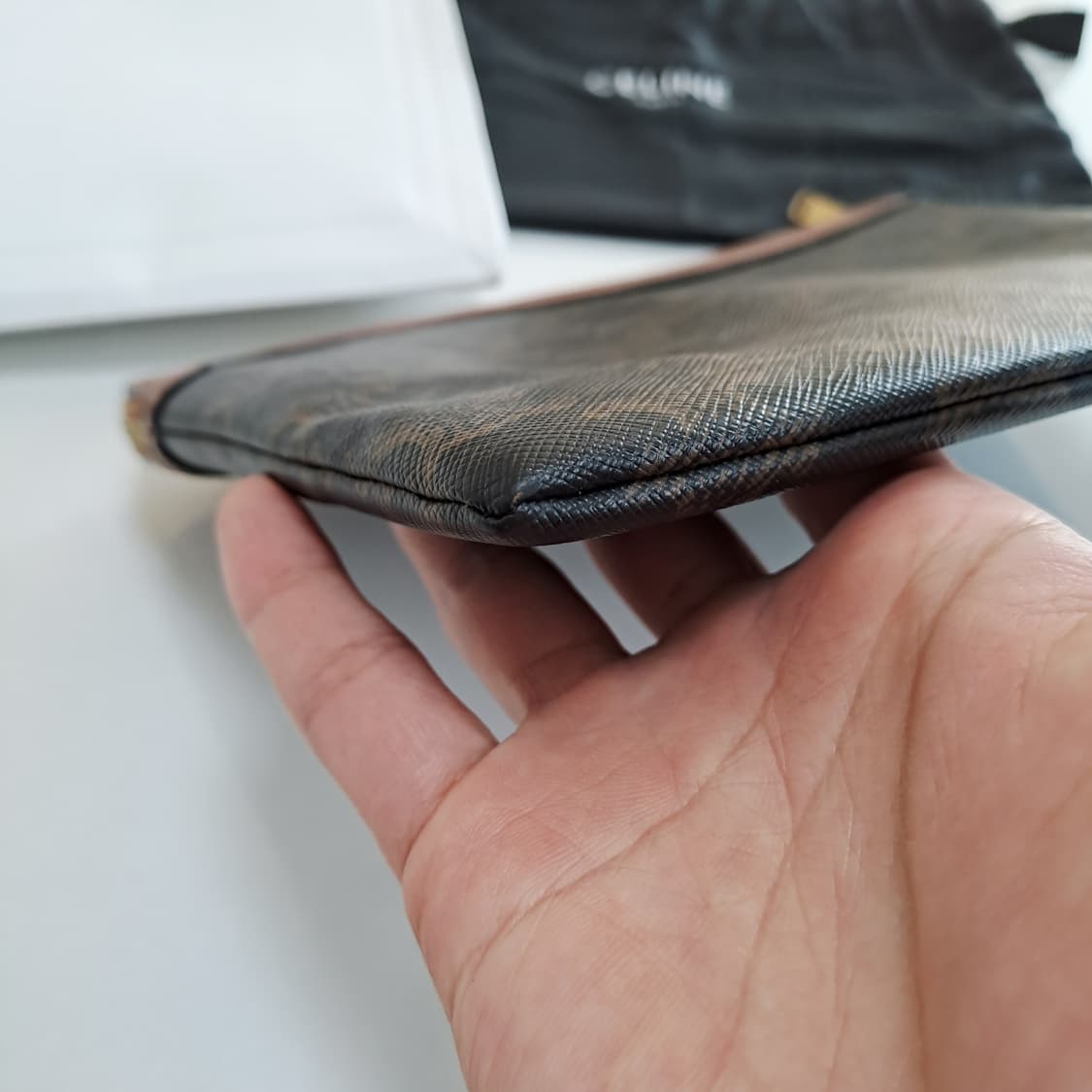 [100%/정품] 셀린느 트리옹프 캔버스 클러치,셀린느파우치,셀린느클러치 상품이미지3