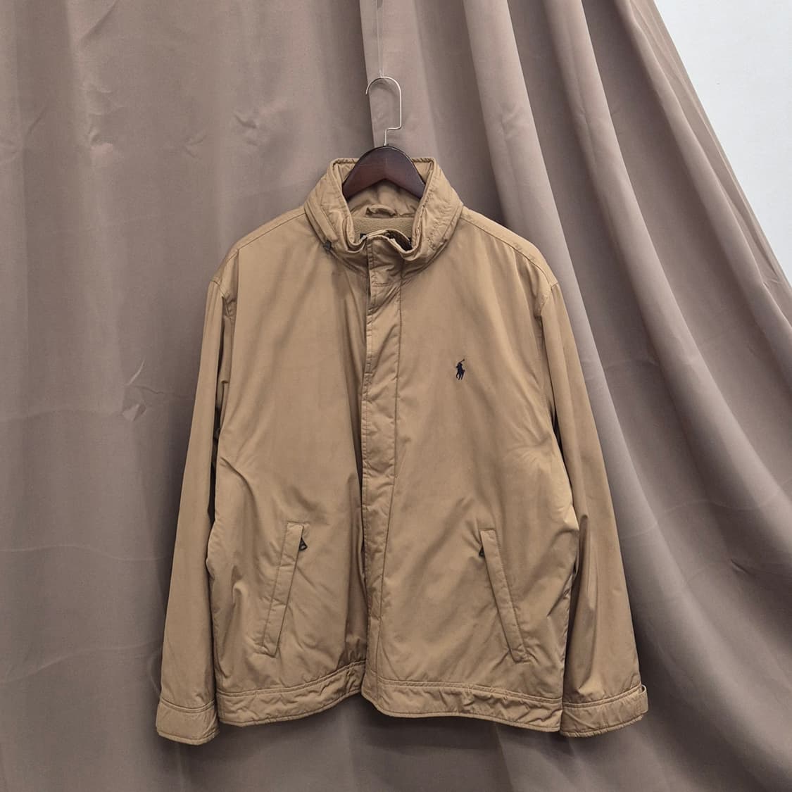 폴로 랄프로렌 베이지 폴리쉘 자켓 XL 상품이미지1
