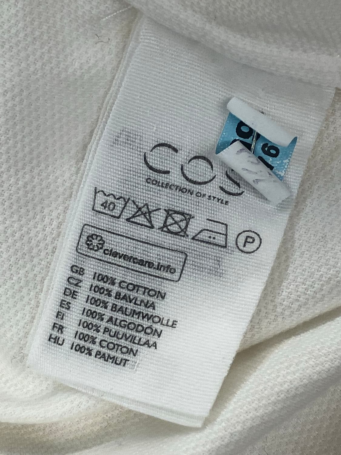 cos 코스 셔츠 화이트 #csz2284 상품이미지5