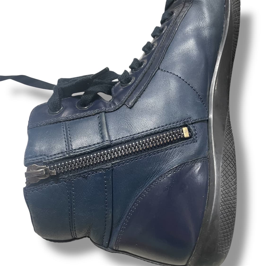 275) 프라다 스포츠 레더 하이탑 스니커즈  상품이미지5