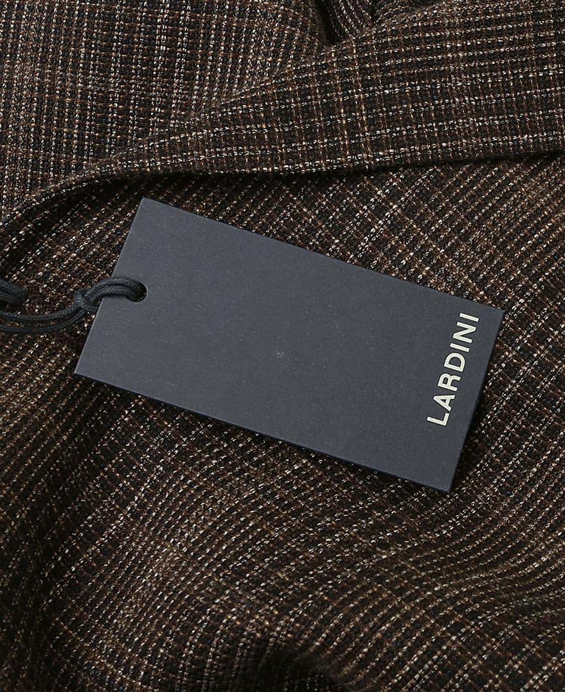 라르디니 [Lardini] 브라운 울 코튼 린넨 빈티지 클래식 자켓 상품이미지6