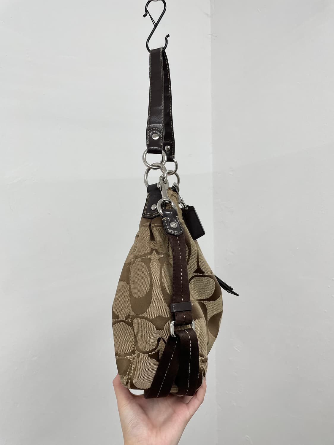 코치 자카드 호보백 상품이미지8