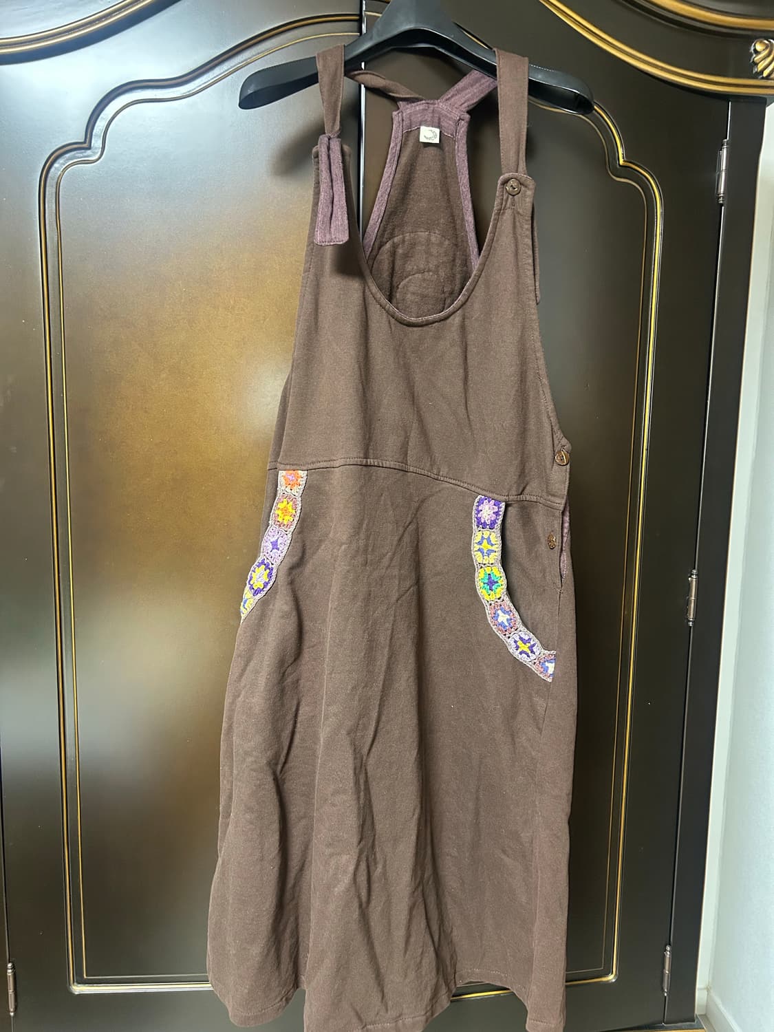 빈티지모리걸 히피모리 하구미 패치 원피스 상품이미지2