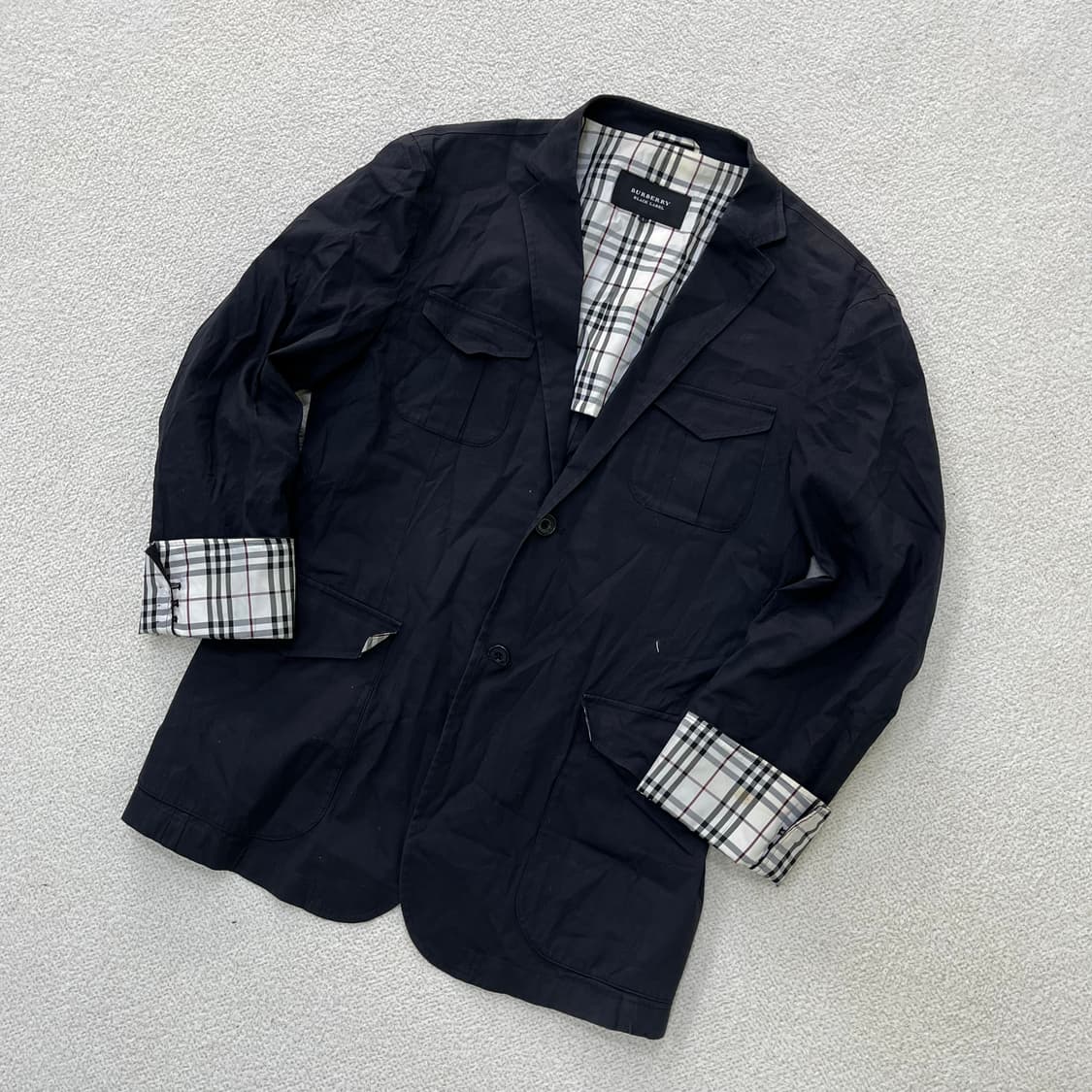 L 버버리 블랙라벨 사파리 필드 자켓 0331M 상품이미지1