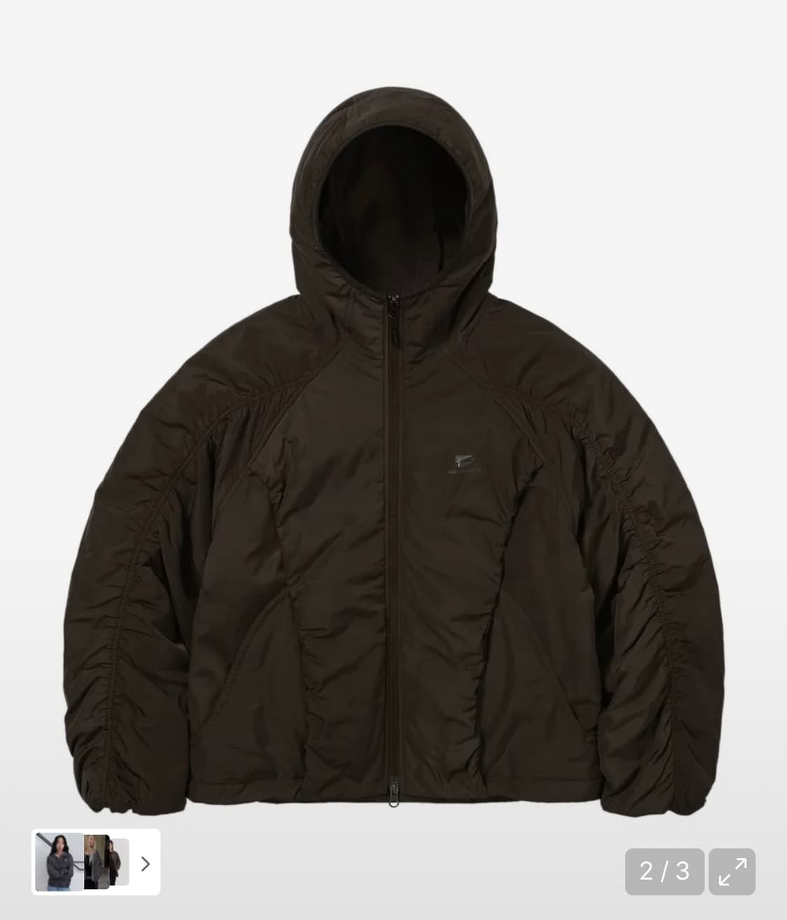 웰빙 익스프레스 패디드 자켓 브라운 M 상품이미지2