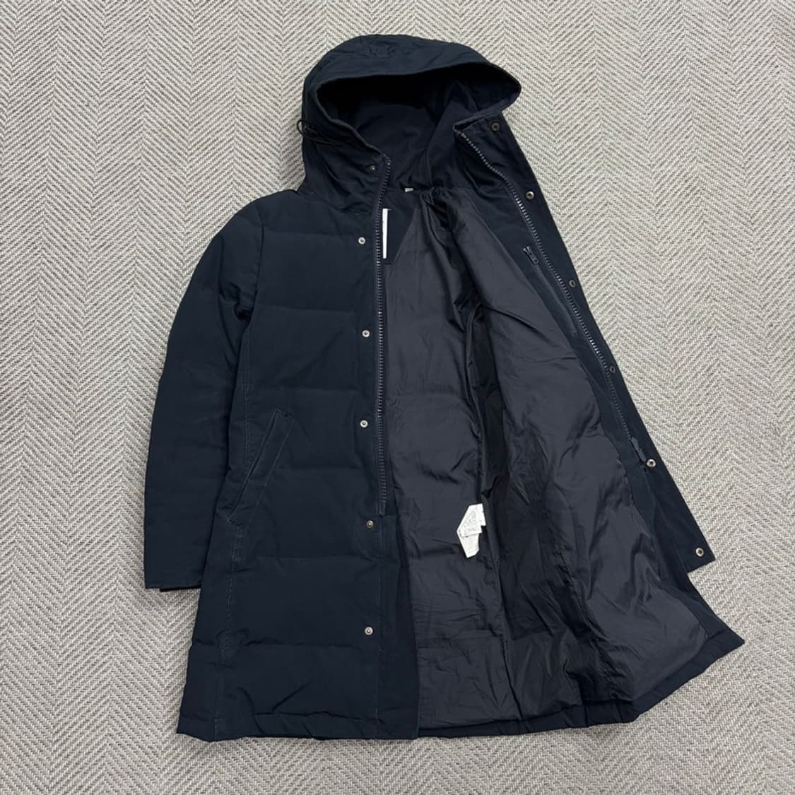 단톤 후드 롱 패딩 점퍼 v1794 상품이미지6