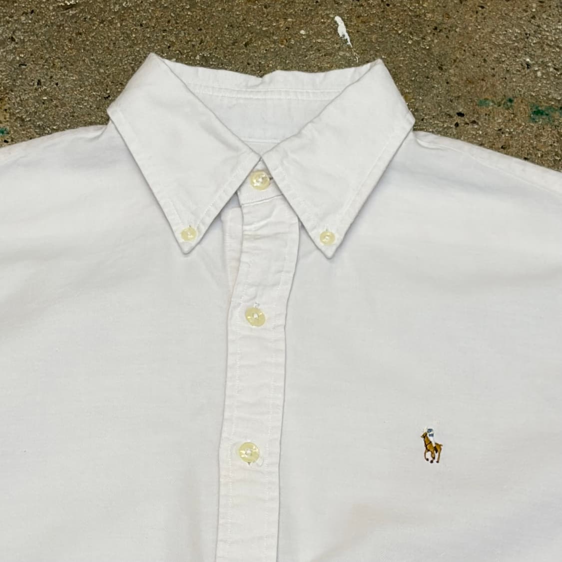 90s 미국 빈티지 폴로랄프로렌 랄프로렌 화이트 셔츠 상품이미지3