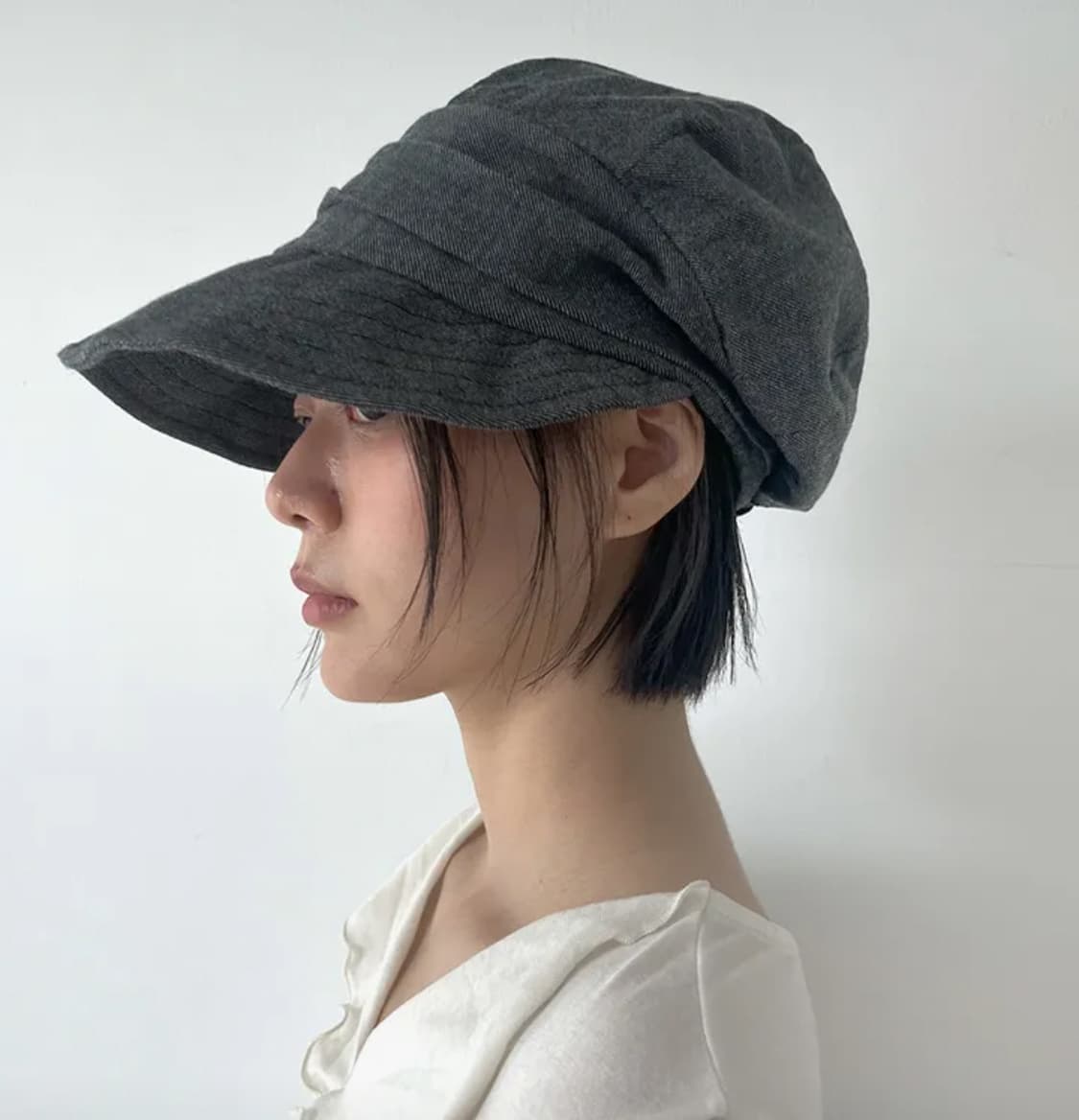 빈티지 플리츠 캡 상품이미지1