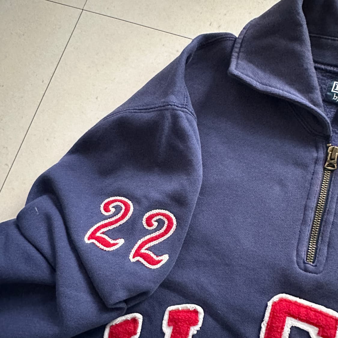 90s 폴로 랄프로렌 USA 빈티지 하프집업 맨투맨  상품이미지6