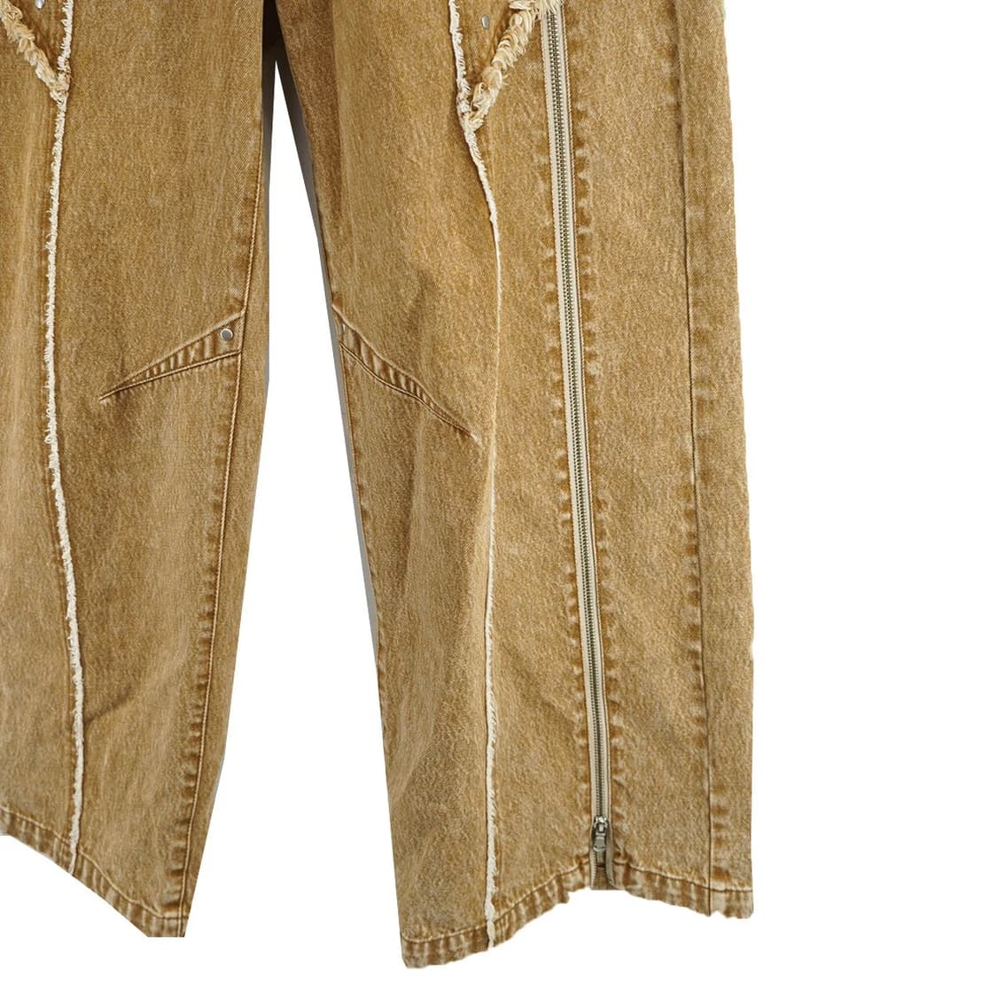 TAUPE  25SS TAUPE TPE CUT OFF ZIP DENIM 상품이미지3